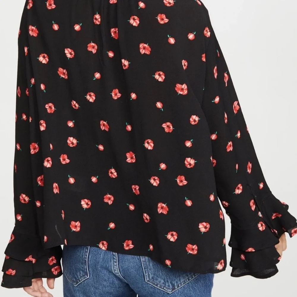 Cleobella Phoebe Flowy Floral Blouse - Picture 2 of 5